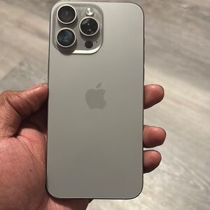 Apple iPhone 15 Pro Max with Triple Camera - Silver